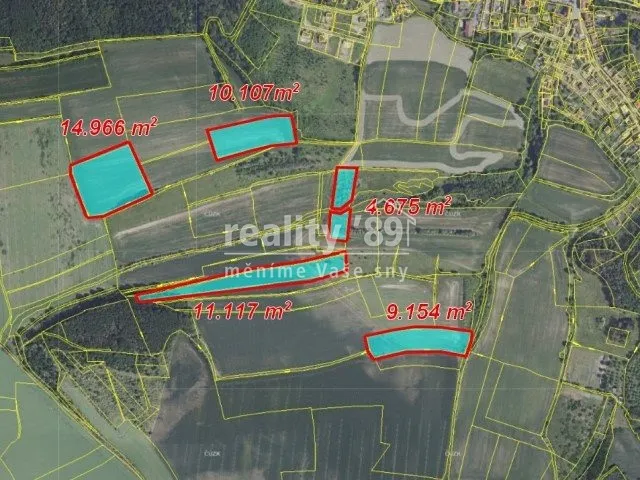 Prodej pole 71991 m²
